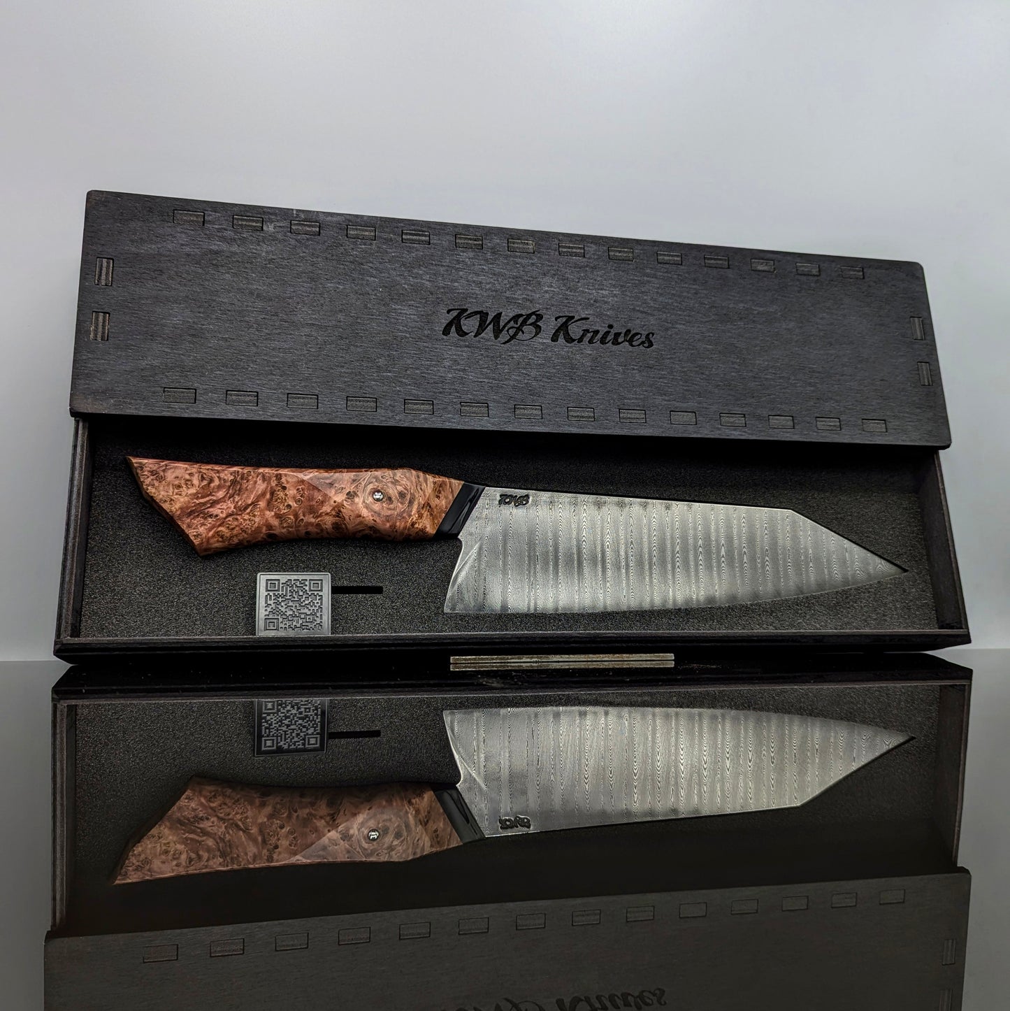 230mm Ladder damascus K-tip Gyuto | Handmade Kitchen Knives