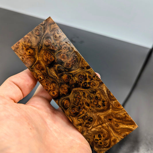 Stabilised Burr Elm Handle Block