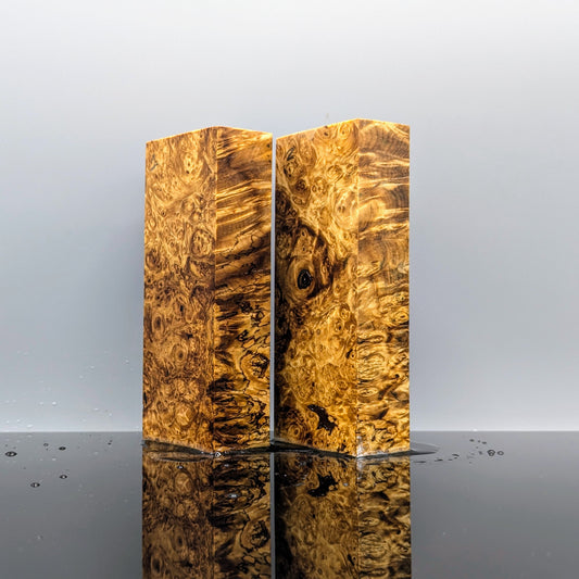 Premium Stabilised Sweet Chestnut Burr Handle Blocks