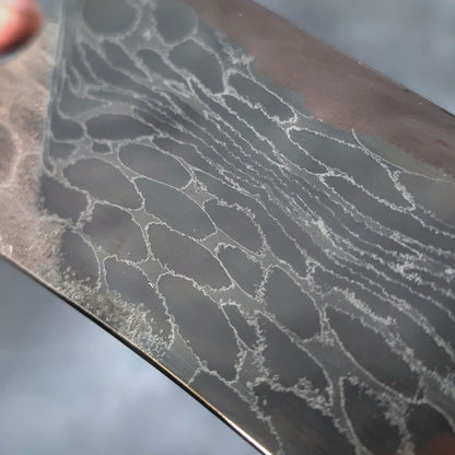 190mm Bubble damascus Chef Knife | Handmade Kitchen Knives